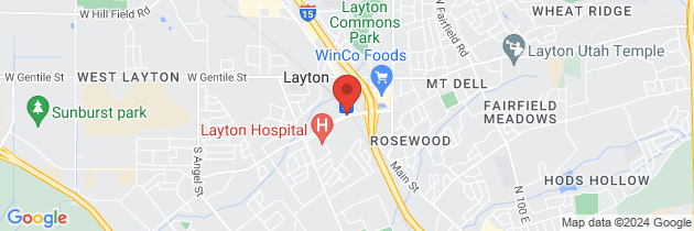 Map to Layton Hospital Draw Station