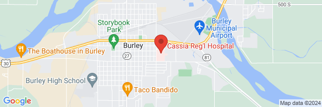 Map to Cassia Regional Hospital Outpatient Lab