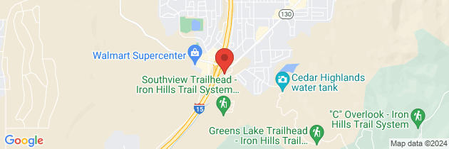 Map to Cedar City Hospital Outpatient Lab