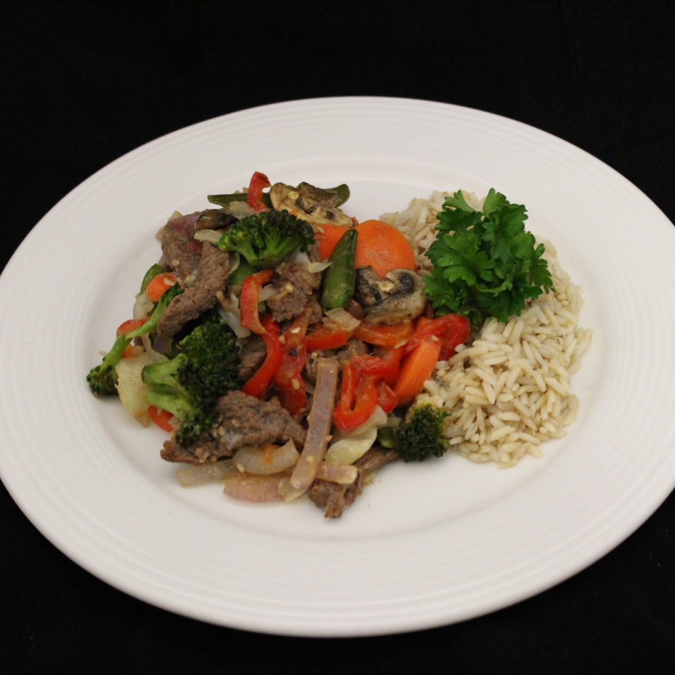 Beef Stir Fry with Brown Rice