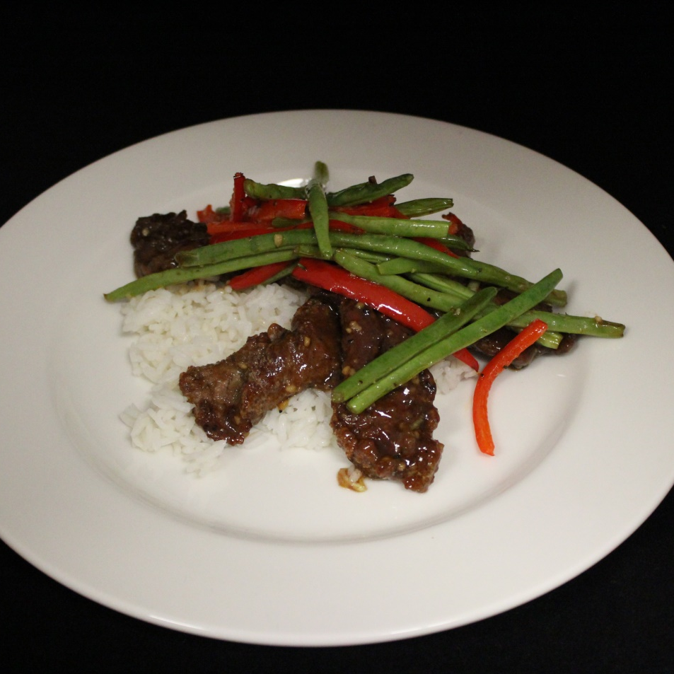 Mongolian Beef with Jasmine Rice