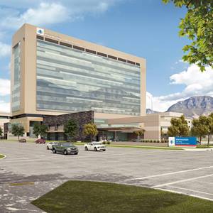 Utah Valley Regional Hospital Replacement Rendering - Patient Tower