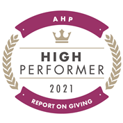 AHP High Performer 2021 Report on Giving
