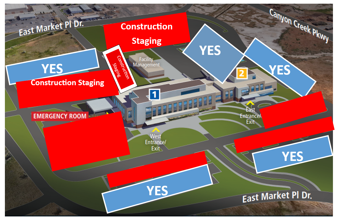 Spanish Fork Hospital parking