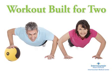 Medicine ball workout built for two