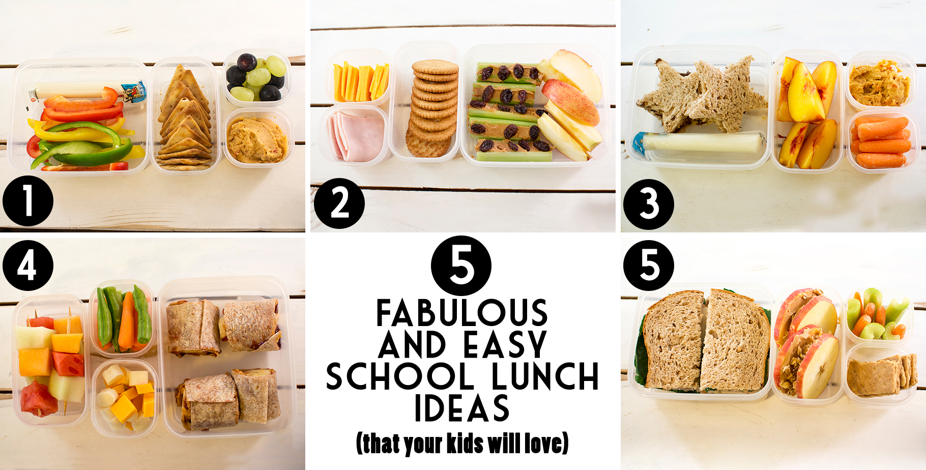 5 fabulous and easy school lunch ideas your kids will love
