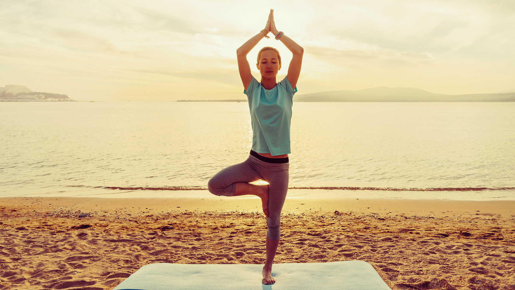 The yoga tree pose can help balance your mind and increase concentration.