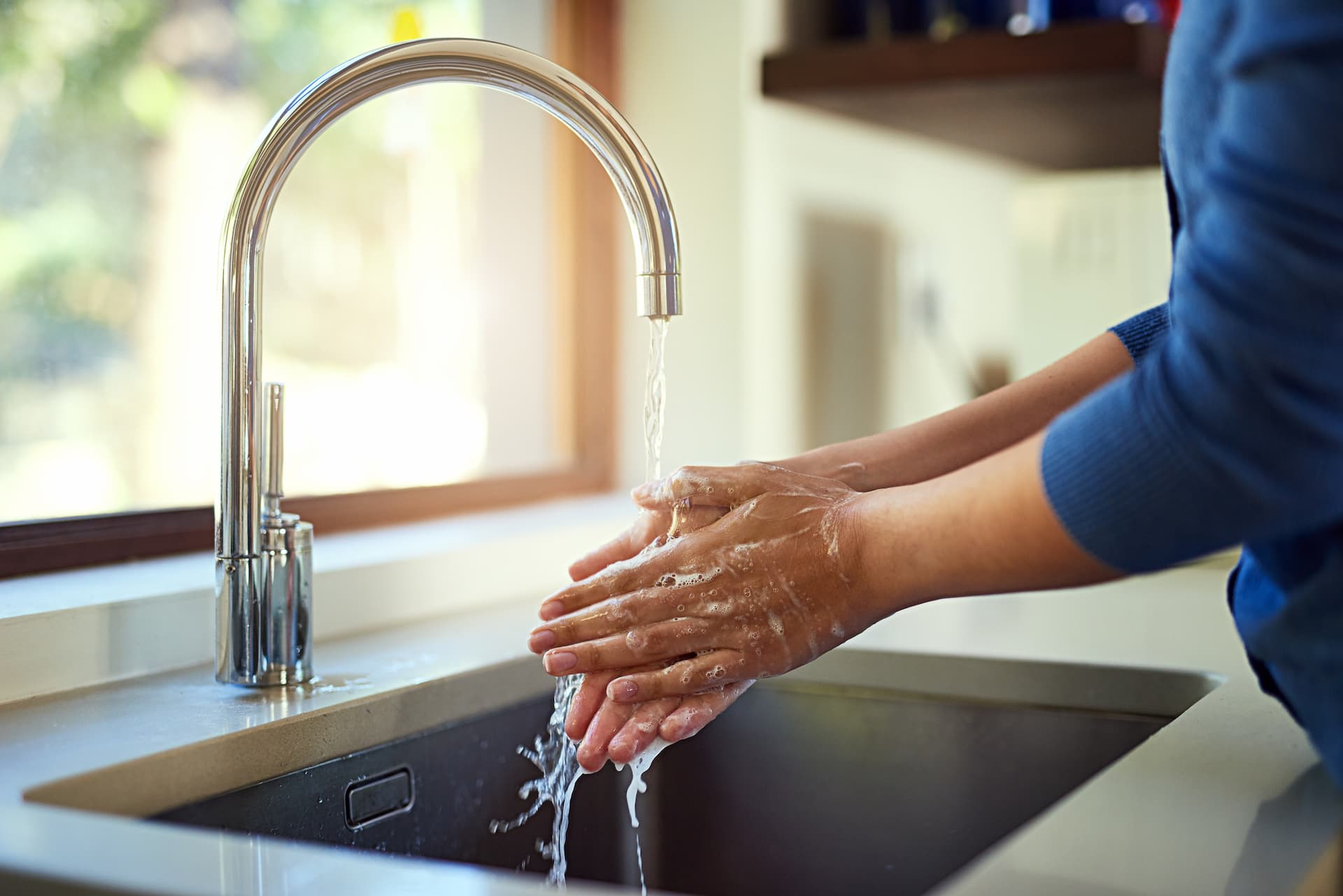 Washing hands