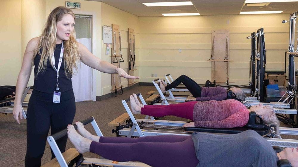 Pilates in person class