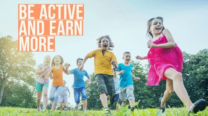 Active kids earn more blog