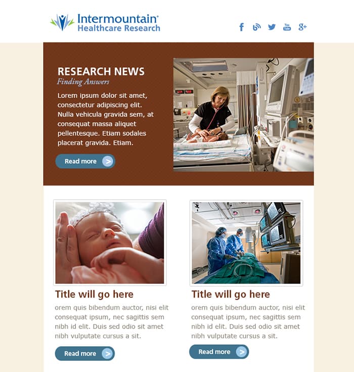 Intermountain Health newsletter