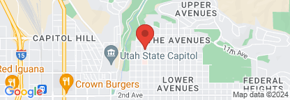 Map to LDS Physicians Office Building Draw Station