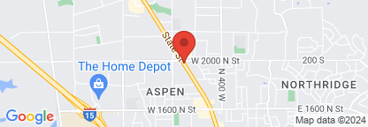 Map to North Orem Clinic