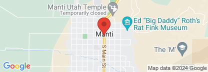 Map to Manti Family Clinic