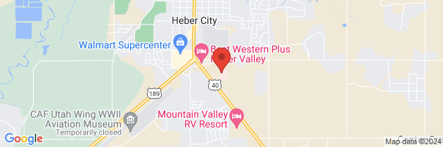Map to Heber Valley Hospital Emergency Services