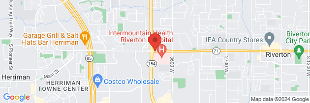 Map to Riverton Hospital Mammography