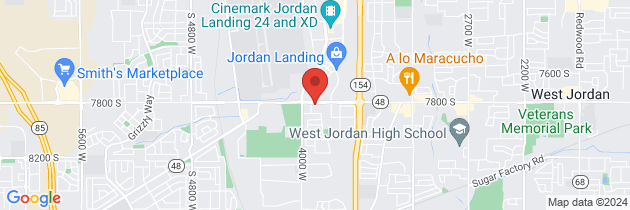 Map to Jordan Landing Clinic Draw Station