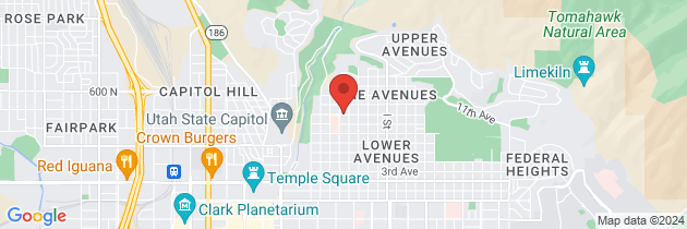 Map to LDS Medical Office Building Lab
