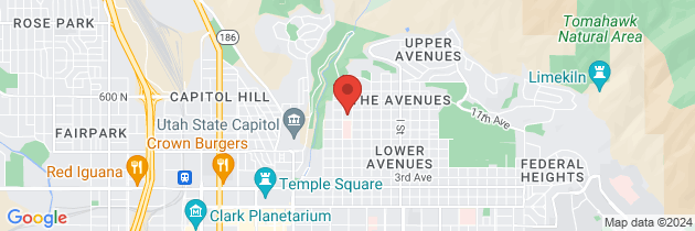 Map to LDS Hospital Outpatient Pulmonary Clinic