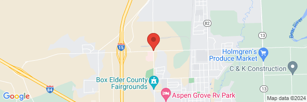 Map to Bear River Valley Hospital Cafeteria