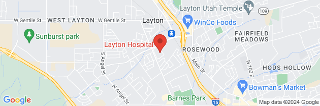 Map to Wasatch GYN - Layton Parkway Clinic