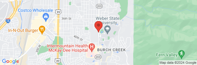 Map to Intermountain Physical Therapy McKay-Dee Hospital