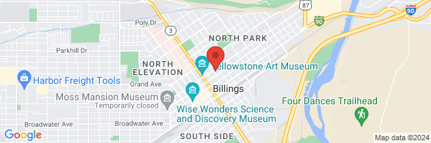 Map to Billings Kidney Clinic