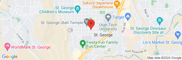 Map to St. George Regional Hospital- 400 East Campus