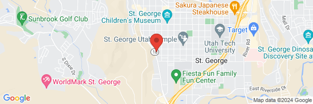 Map to Intermountain Homecare & Hospice - St. George
