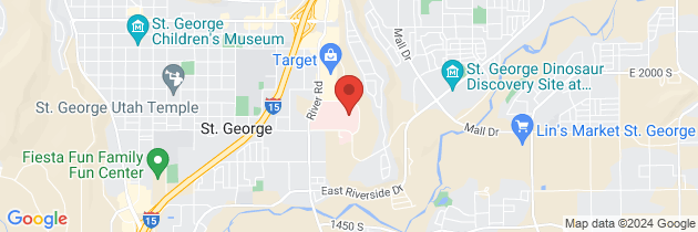 Map to Intermountain Cancer Center - St George