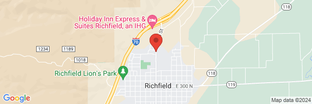 Map to Sevier Valley Orthopedics - Richfield