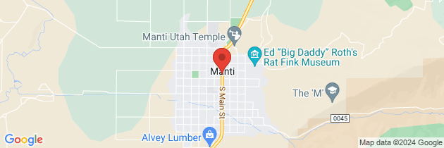 Map to Manti Family Clinic